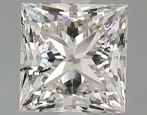 2.11ct J SI2 Rare Carat Ideal Cut Princess Lab Grown Diamond