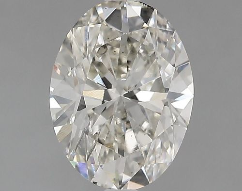 2.01ct J SI2 Rare Carat Ideal Cut Oval Lab Grown Diamond