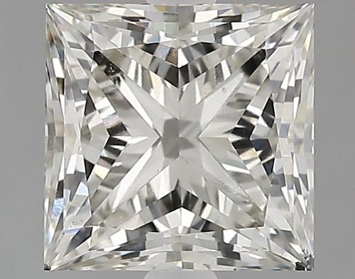 2.06ct J SI1 Rare Carat Ideal Cut Princess Lab Grown Diamond