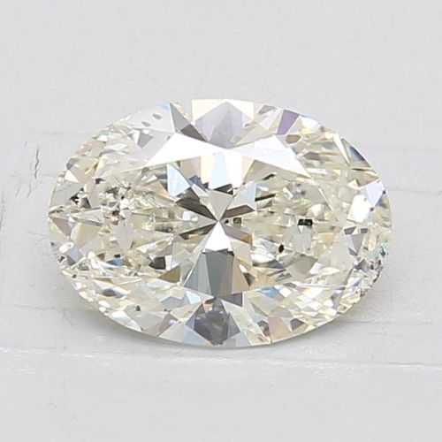 2.04ct J SI2 Rare Carat Ideal Cut Oval Lab Grown Diamond