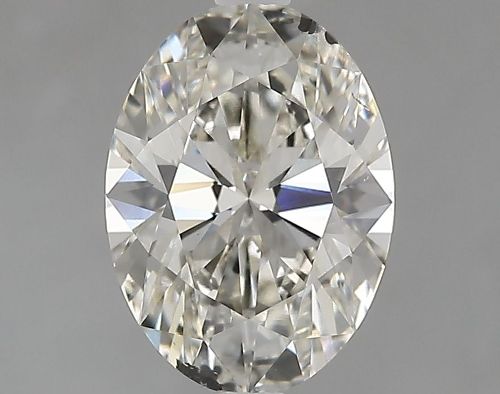 2.01ct J SI2 Rare Carat Ideal Cut Oval Lab Grown Diamond