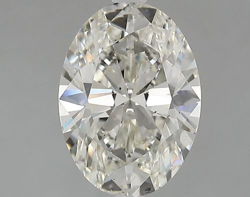 2.51ct J SI1 Rare Carat Ideal Cut Oval Lab Grown Diamond