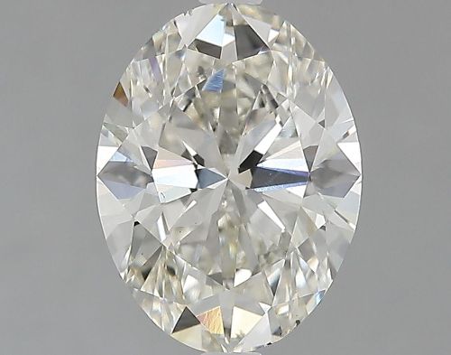 2.51ct J VS2 Rare Carat Ideal Cut Oval Lab Grown Diamond