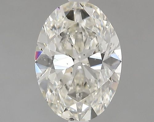 2.51ct J SI1 Rare Carat Ideal Cut Oval Lab Grown Diamond