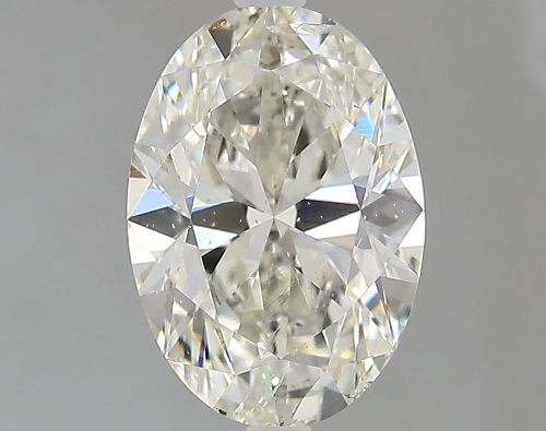 2.51ct J SI2 Rare Carat Ideal Cut Oval Lab Grown Diamond