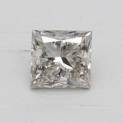 0.91ct K SI1 Rare Carat Ideal Cut Princess Lab Grown Diamond