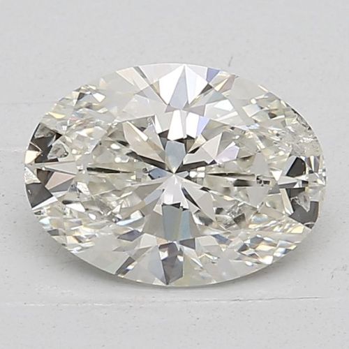 2.01ct J SI2 Rare Carat Ideal Cut Oval Lab Grown Diamond