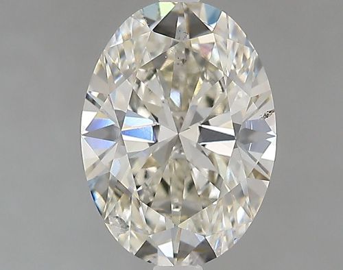 2.01ct J SI2 Rare Carat Ideal Cut Oval Lab Grown Diamond