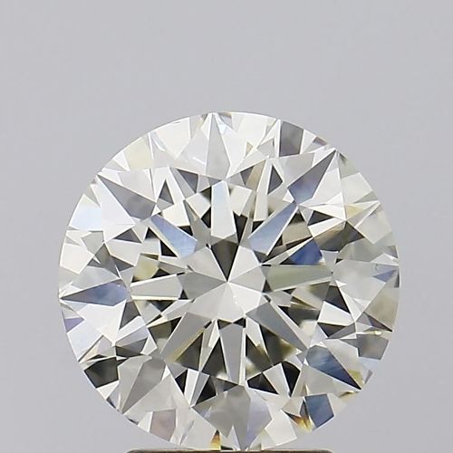 3.17ct J VVS2 Excellent Cut Round Lab Grown Diamond