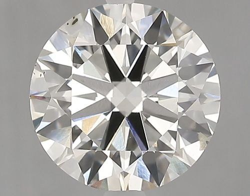 2.62ct J SI1 Excellent Cut Round Lab Grown Diamond