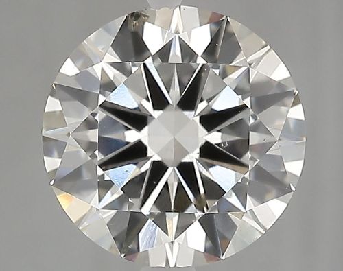 2.67ct J SI1 Excellent Cut Round Lab Grown Diamond