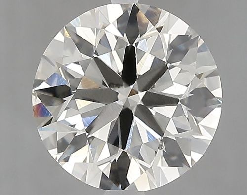 2.61ct J SI1 Excellent Cut Round Lab Grown Diamond