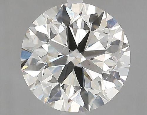 2.57ct J SI2 Excellent Cut Round Lab Grown Diamond