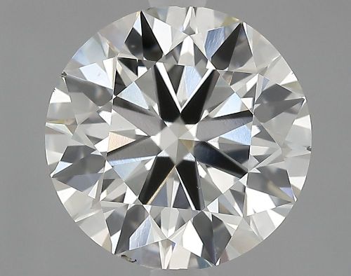 3.05ct K VS2 Excellent Cut Round Lab Grown Diamond