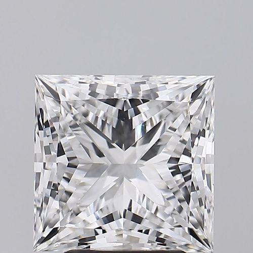 0.77ct F VS1 Rare Carat Ideal Cut Princess Lab Grown Diamond