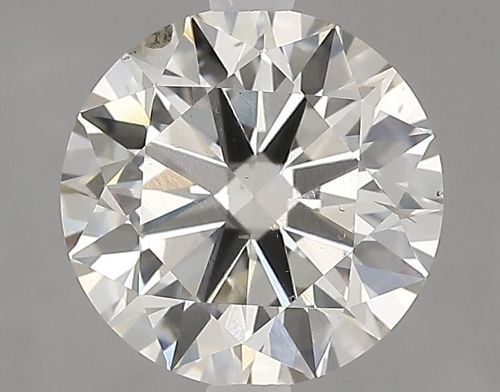 2.69ct J SI2 Excellent Cut Round Lab Grown Diamond