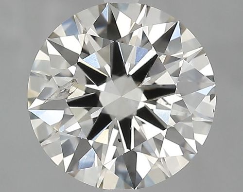 3.06ct K SI1 Excellent Cut Round Lab Grown Diamond