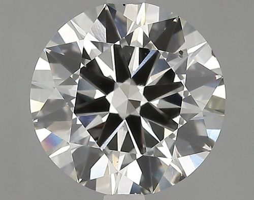 3.08ct K SI1 Excellent Cut Round Lab Grown Diamond