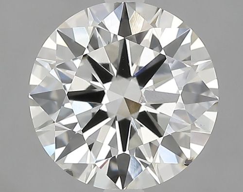 2.67ct J SI1 Excellent Cut Round Lab Grown Diamond