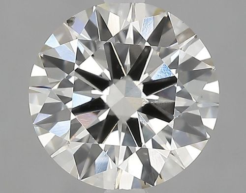 2.66ct K SI1 Excellent Cut Round Lab Grown Diamond