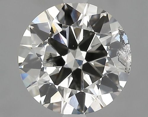 2.84ct K SI2 Excellent Cut Round Lab Grown Diamond