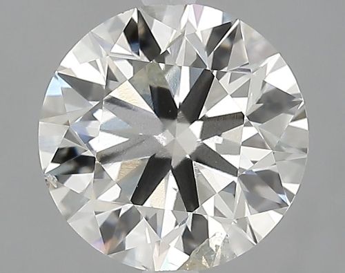 2.70ct J SI2 Excellent Cut Round Lab Grown Diamond