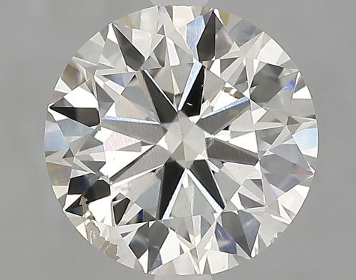 3.03ct K SI2 Excellent Cut Round Lab Grown Diamond