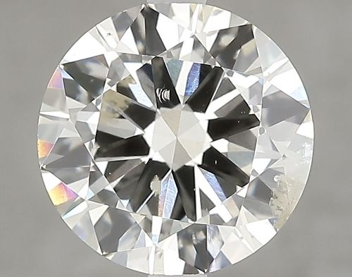 3.01ct K SI2 Excellent Cut Round Lab Grown Diamond