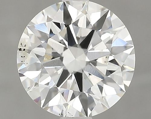 2.01ct J SI2 Rare Carat Ideal Cut Round Lab Grown Diamond