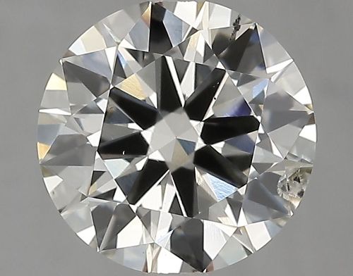 2.71ct K SI2 Rare Carat Ideal Cut Round Lab Grown Diamond