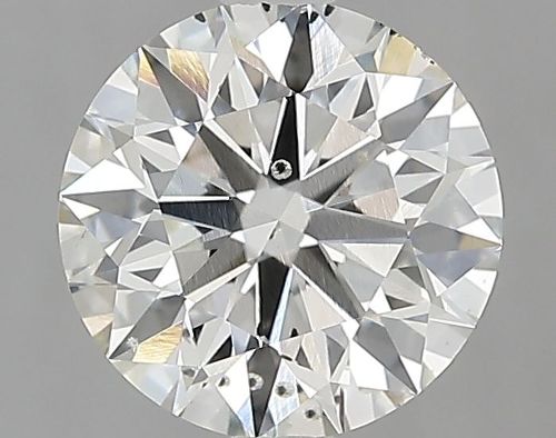 2.01ct J SI2 Rare Carat Ideal Cut Round Lab Grown Diamond