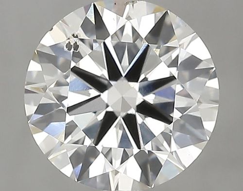 2.51ct I SI2 Rare Carat Ideal Cut Round Lab Grown Diamond