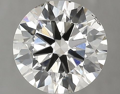 2.56ct K SI1 Rare Carat Ideal Cut Round Lab Grown Diamond