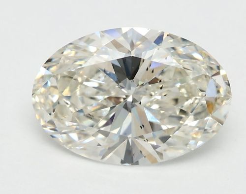 1.66ct I SI1 Rare Carat Ideal Cut Oval Lab Grown Diamond