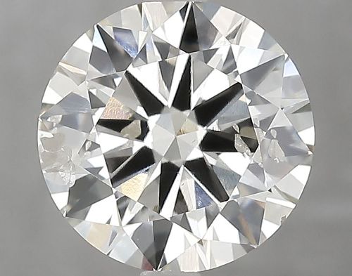 3.01ct K SI2 Excellent Cut Round Lab Grown Diamond