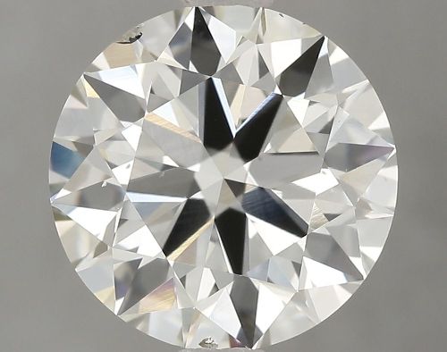 2.70ct K SI1 Rare Carat Ideal Cut Round Lab Grown Diamond