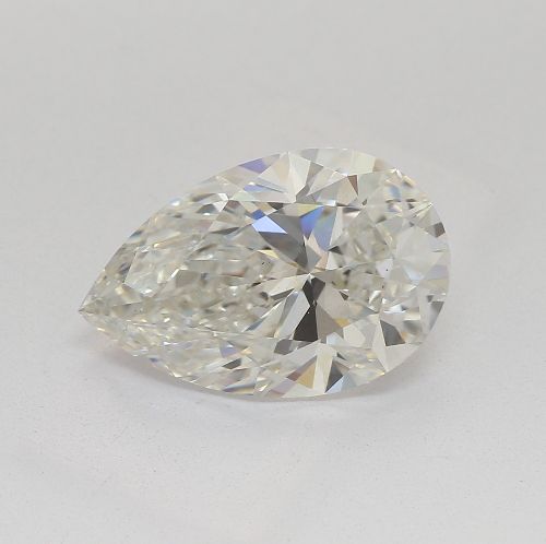 2.05ct H VS2 Rare Carat Ideal Cut Pear Lab Grown Diamond