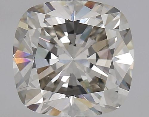 1.51ct H SI1 Rare Carat Ideal Cut Cushion Lab Grown Diamond