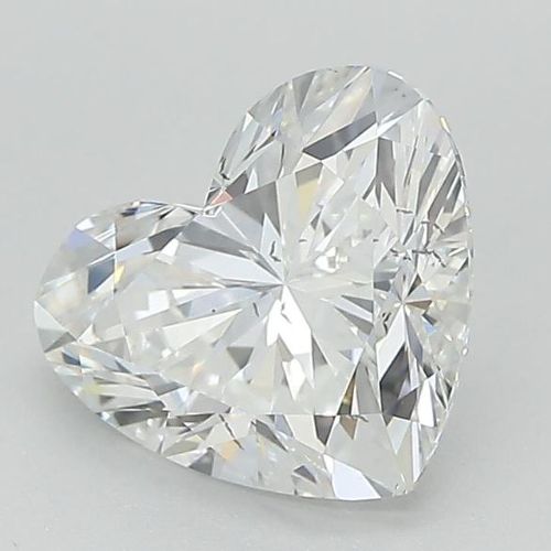 0.98ct G SI1 Rare Carat Ideal Cut Heart Lab Grown Diamond