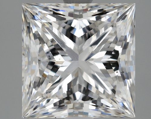 2.89ct H VS2 Rare Carat Ideal Cut Princess Lab Grown Diamond