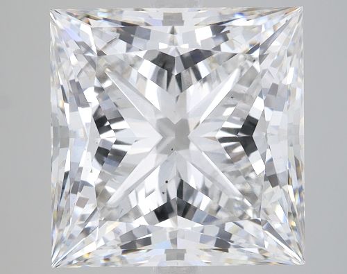 5.53ct G VS2 Rare Carat Ideal Cut Princess Lab Grown Diamond