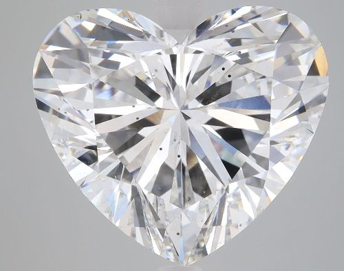 8.34ct F VS2 Rare Carat Ideal Cut Heart Lab Grown Diamond