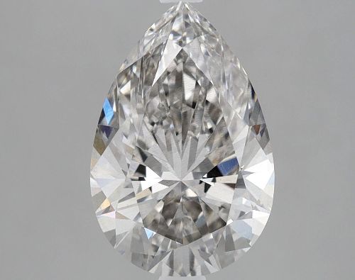 2.59ct H SI1 Rare Carat Ideal Cut Pear Lab Grown Diamond