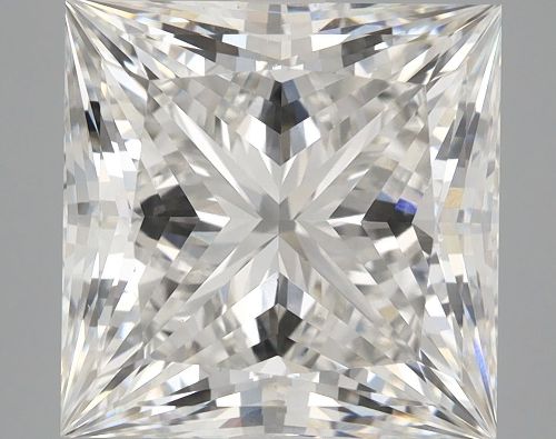 6.54ct G VS1 Rare Carat Ideal Cut Princess Lab Grown Diamond