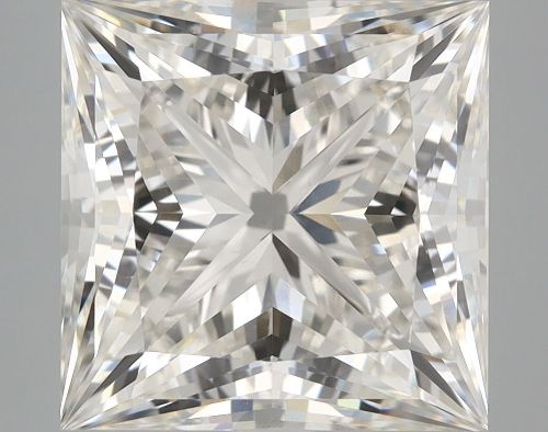 6.13ct H VS1 Rare Carat Ideal Cut Princess Lab Grown Diamond
