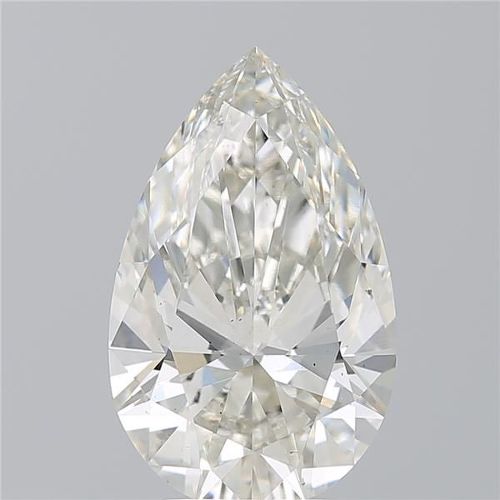 4.07ct H VS2 Rare Carat Ideal Cut Pear Lab Grown Diamond