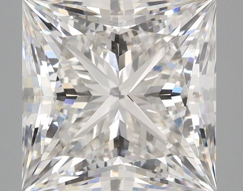 6.27ct G VS1 Rare Carat Ideal Cut Princess Lab Grown Diamond