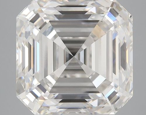 5.12ct G VS1 Rare Carat Ideal Cut Asscher Lab Grown Diamond