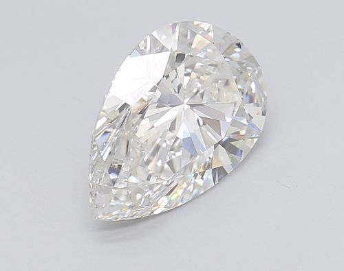 2.53ct H VS1 Very Good Cut Pear Lab Grown Diamond