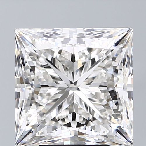 6.07ct G VS1 Rare Carat Ideal Cut Princess Lab Grown Diamond